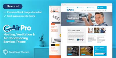 ThemeForest - AirPro v2.2.1 - Heating and Air conditioning WordPress Theme for Maintenance Services