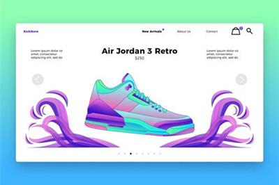 Fashion Shoes - Banner & Landing Page #2