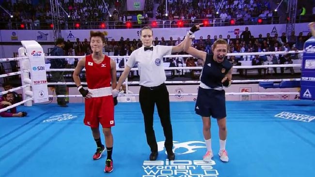 Анна Охота вышла в финал ЧМ по боксу в Индии