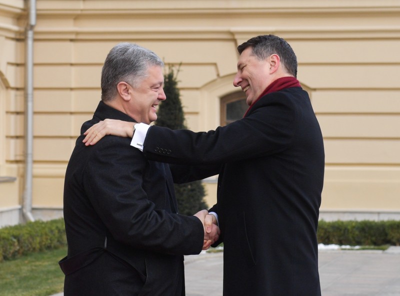 Президент України проводить зустріч з Президентом Латвійської Республіки