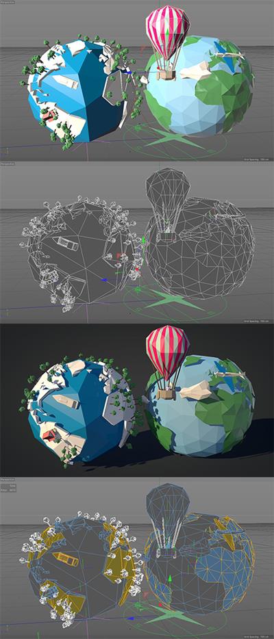 Low - Poly - Earth Pack