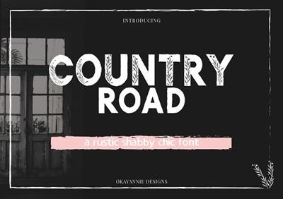 Country Road - Rustic Font 3191482