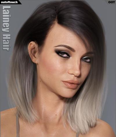 Lainey Hair for Genesis 3 Female(s) and Genesis 8 Female(s)