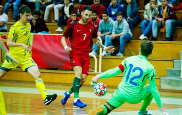 Футзал: Сборная Украины сыграла вничью первый спарринг с Португалией