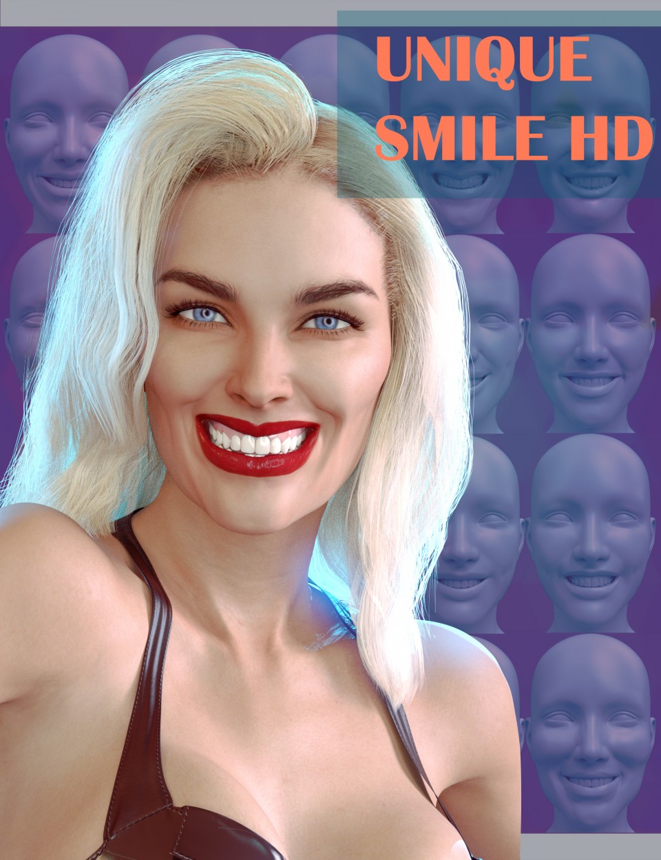 20 Unique Smiles HD for Genesis 8 Female(s)