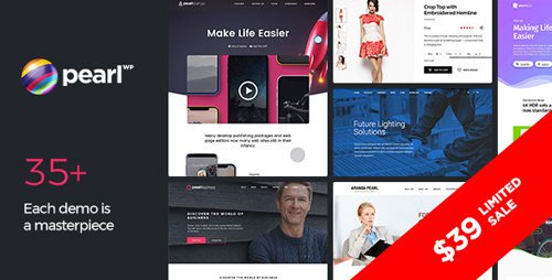 ThemeForest - Pearl Business v2.9 - Corporate Business WordPress Theme for Company and Businesses...