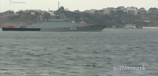 РФ поповнила Чорноморський флот в Криму військовим кораблем: фото