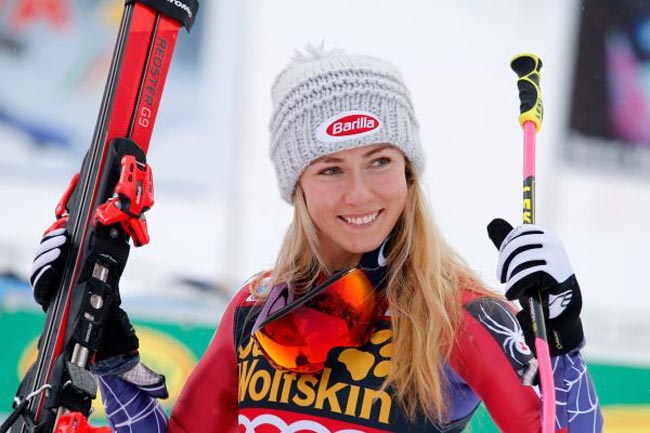 Американская горнолыжница Шиффрин одержала три победы на этапе КМ в Санкт-Морице