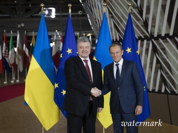 Президент Украины повстречался с Президентом Европейского Совета