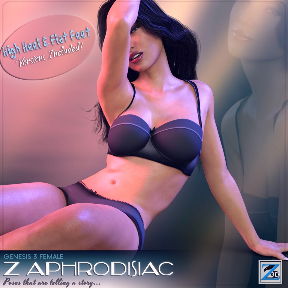 Z Aphrodisiac - Poses for Genesis 3 Female