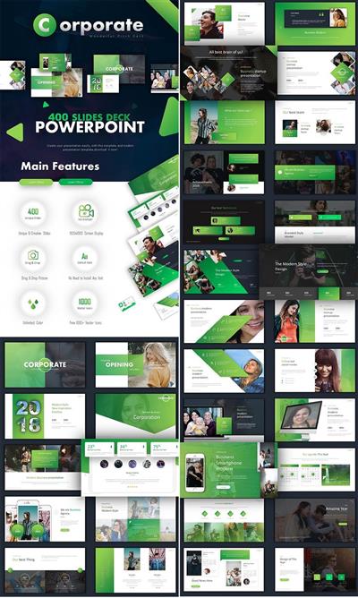 GraphicRiver - Corporate Pitch Deck Powerpoint 22621458