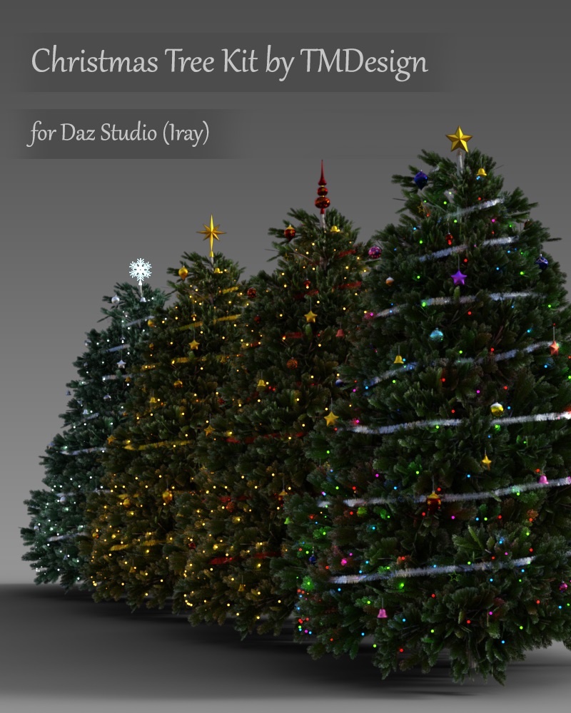 Christmas Tree Kit for Daz Studio Iray