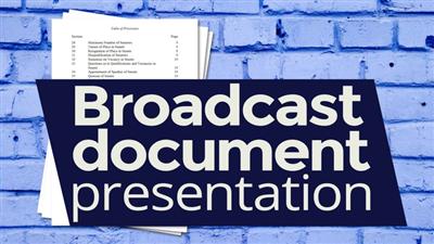 MA - Broadcast Document Presentation 146451