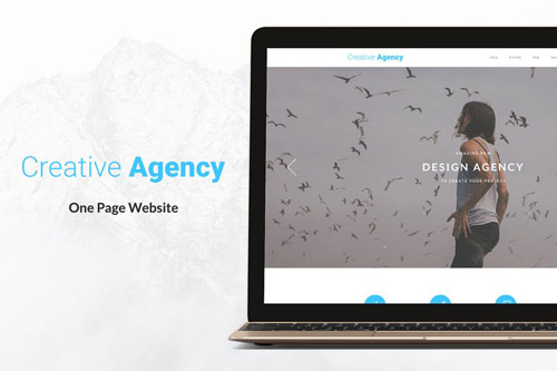 Creative Agency - One Page Website