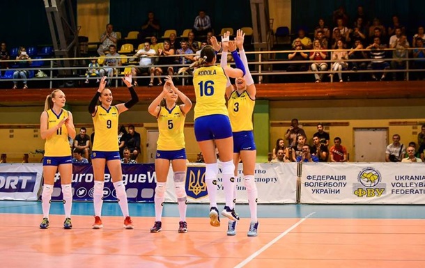 Женская сборная Украины по волейболу вышла на чемпионат Европы