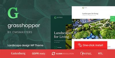 ThemeForest - Grasshopper v1.0 - Landscape Design and Gardening Services WP Theme - 22418703