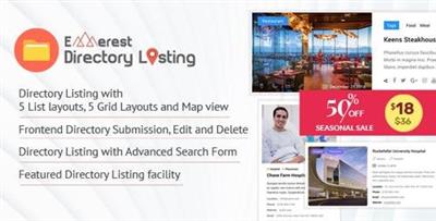 CodeCanyon - Everest Business Directory v1.2.0 - A Complete Business Directory WordPress Plugin -...