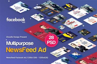 NewsFeed Multipurpose, Business Banners Ad - B44MRG