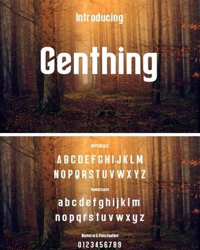 Genthing Font