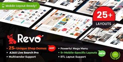 ThemeForest - Revo v3.4.0 - Multipurpose WooCommerce WordPress Theme (25+ Homepages & 5+ Mobile L...