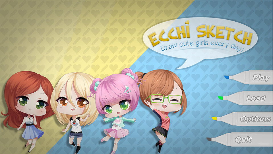 NewWestGames - Ecchi Sketch: Draw Cute Girls Every Day! - Version 1.0